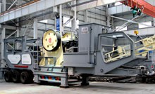 mobile crushing plant