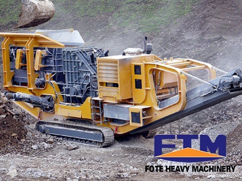 mobile crushing plant