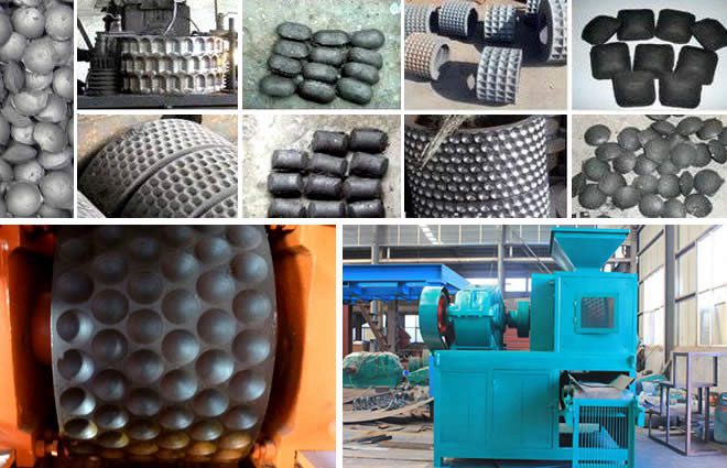 Coal briquetting machine